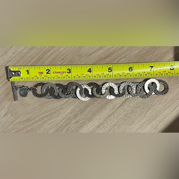 Lois Hill Sterling Silver (925) Circle Link Bracelet with Box and Dust Cover - Picture 10 of 10